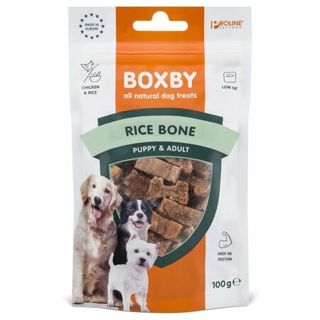 Boxby rice bone for dogs 100g