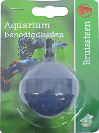 Bruissteen rond d5cm op blister