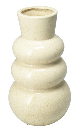 BUBBEL VAAS CREME 16X29CM