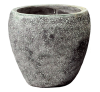 Buikpot antiek d36h34cm jade M