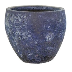 Buikpot antiek d47h44cm blauw