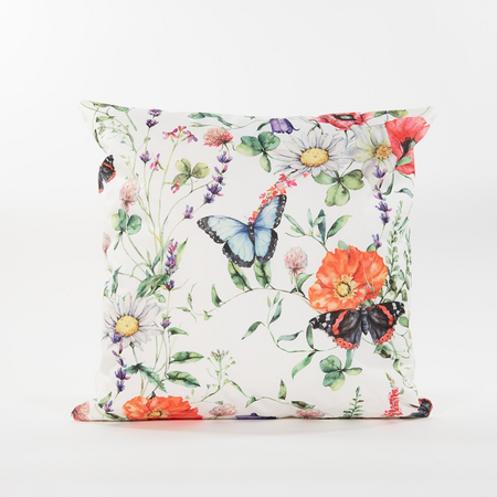 Buitenkussen 45x45cm weidebloemen