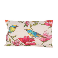 Buitenkussen 50x30cm vogels