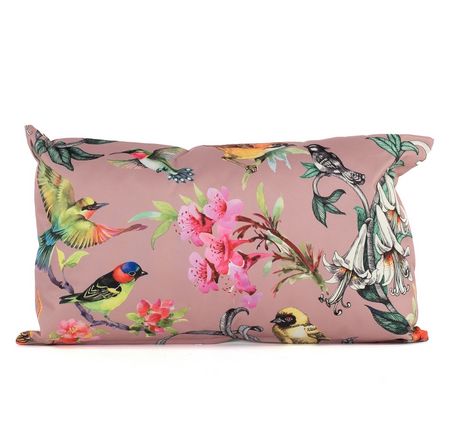 Buitenkussen h30b50cm vogels