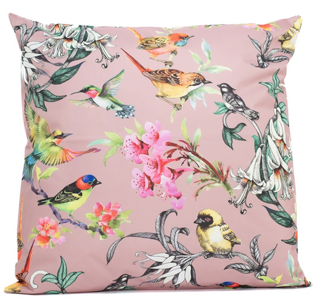 Buitenkussen l60b60cm vogels