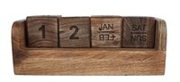 Bureaukalender mango 16x5x6cm ntrl