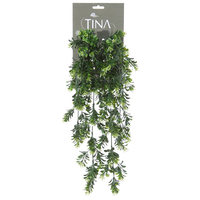 Buxus bloeiend hanger l50cm groen/wit (Zijde-plant)