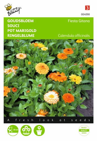 Calendula fiesta gitana 1.5gram - afbeelding 1