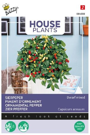 Capsicum sierpeper dwarf 0.5g - afbeelding 1