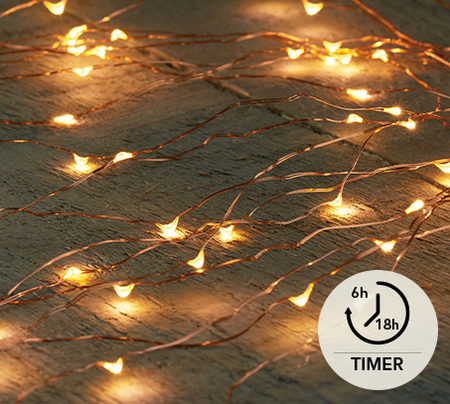 Cascade koperdraad 100l timer bo - afbeelding 1