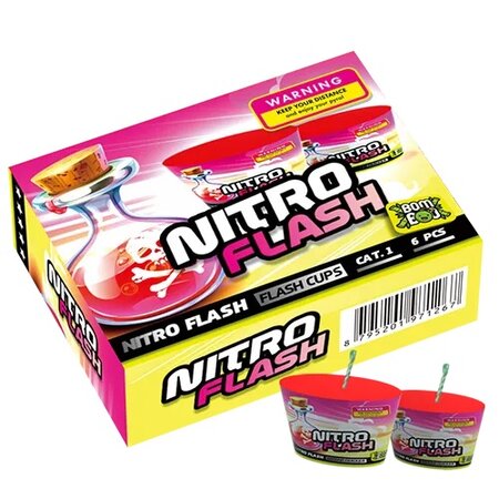 CAT-1 Nitro flash discoflitsers 6 stuks