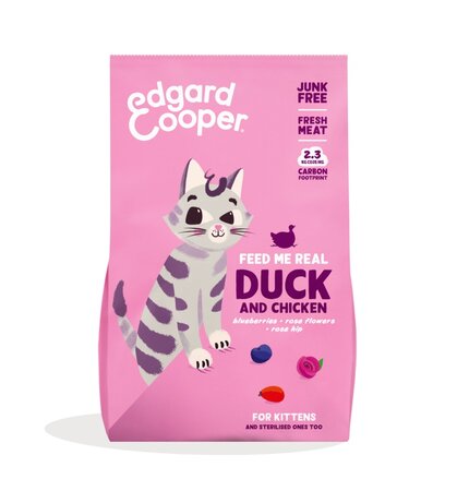 Cat kitten dry duck/chicken 2kg