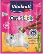Cat-stick mini kip&kattengras 3st