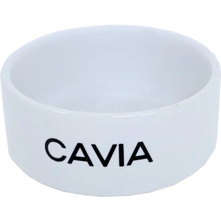 Cavia eetbak steen wit 12cm - afbeelding 1