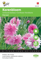 Centaurea cyanus pink ball 1gram - afbeelding 3