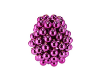 CHRISTMASBALL FUCHSIA VASE 15X16CM