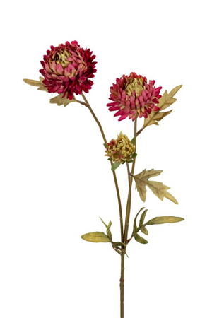 Chrysantsteel x3 l68cm mauve