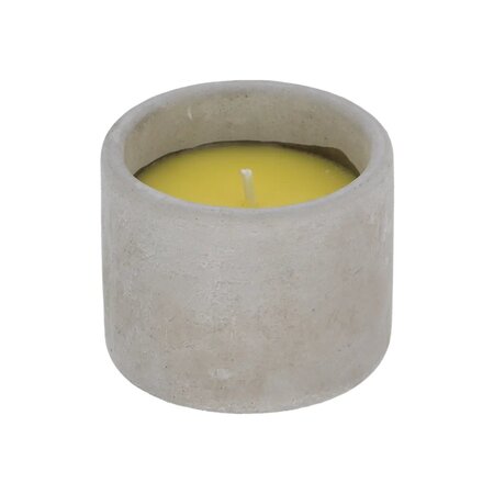 Citronella kaars in cementen pot s