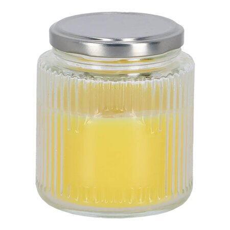 Citronella kaars in glazen pot l