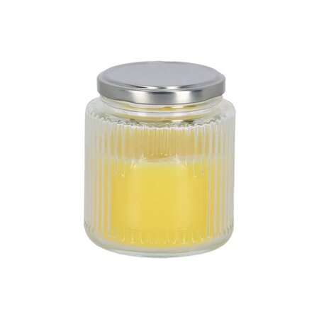 Citronella kaars in glazen pot s