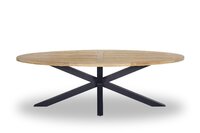 Cleve teak tafel ovaal 240x115cm