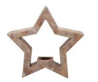 CONCRETE GOLDEN STAR 25X7X24CM