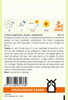 Cosmos sulphurea oranje-rood 1gram - afbeelding 2