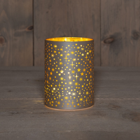 Cylinder glas sterren led champagne