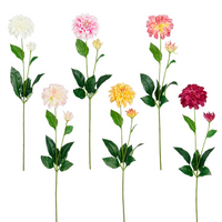 Dahliasteel l66cm geel a6