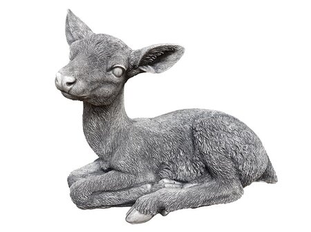 Damhert liggend l45b24h34cm