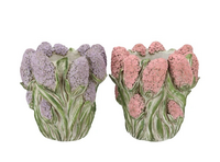 DANTE PINK LILAC POT HYACINTH ASS 22X22X19CM