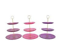 DAYAH SKY PURPLE MIX CAKE SHELF ASS 18/20/25X33CM