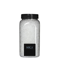 Deco glas fijn 1kg wit