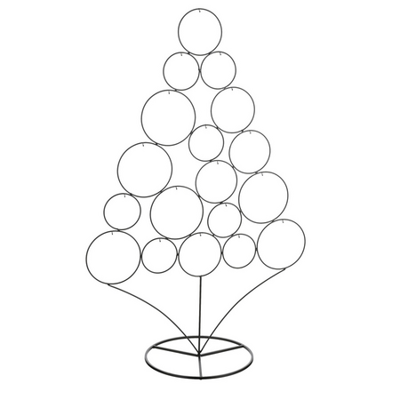 Deco kerstboom l62b26h95cm zwart