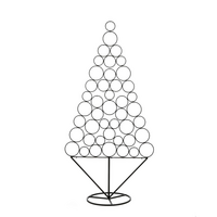 Deco kerstboom l90b45h180cm zwart