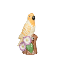 Deco papegaai l11b8h21cm oranje