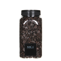 Deco steentjes 1kg donkerbruin - afbeelding 2