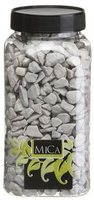 Deco steentjes 1kg lichtgrijs