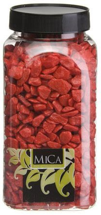 Deco steentjes 1kg rood