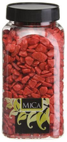 Deco steentjes 1kg rood