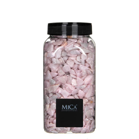 Deco steentjes 1kg roze - afbeelding 1