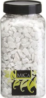 Deco steentjes 1kg wit