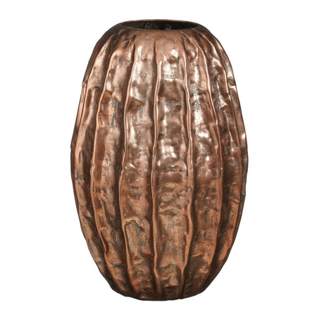Deco vaas masala d23h36cm brons