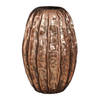 Deco vaas masala d23h36cm brons