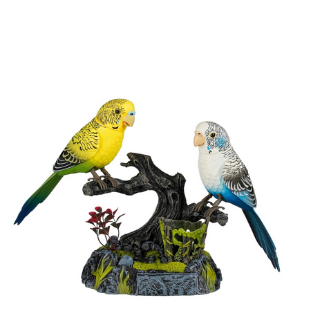 Deco vogel bo l14b30h19cm multi