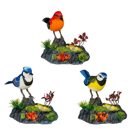 Deco vogel bo l16b14h16cm multi a3