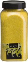 Deco zand 1kg geel