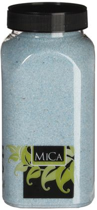 Deco zand 1kg lichtblauw
