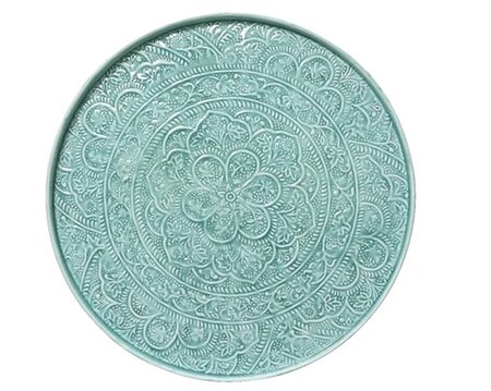 Decobord ijzer d39.5h3cm grn