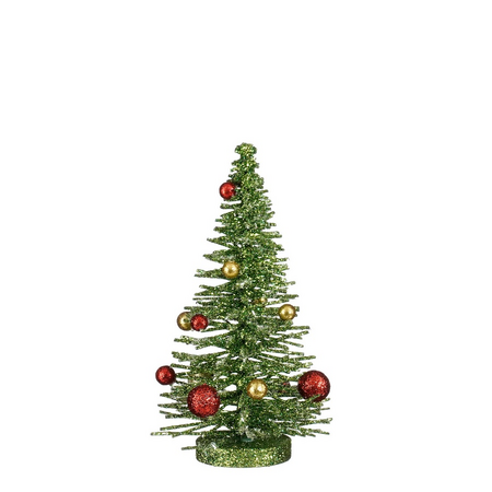 Decoratie boom h25d14cm groen